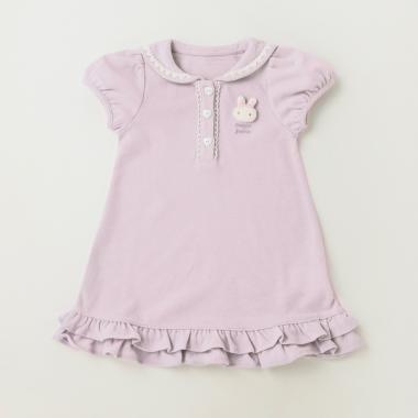 ウサギマスコットつきセーラーカラー　カットワンピース