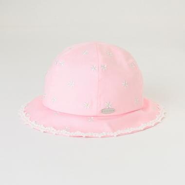 お花刺しゅう　ハット