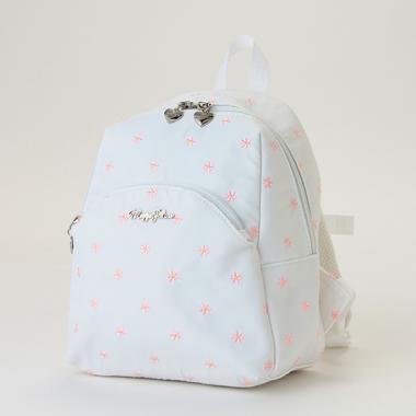 お花刺しゅう　リュック