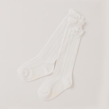 リボンイッパイ　ハイソックス【日本製】