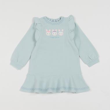 ウサギアップリケ　カットワンピース