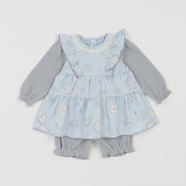 ポアントジュエリー柄　チュニック＆ブルマセット