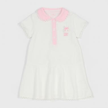 ウサギマスコットつき　カットソーワンピース