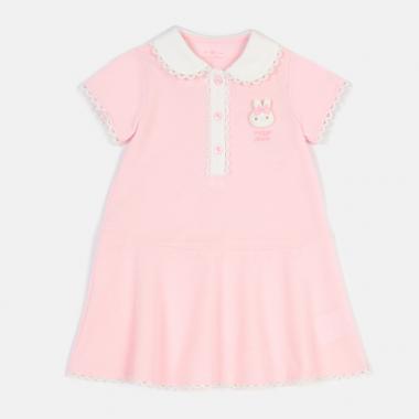 ウサギマスコットつき　カットソーワンピース