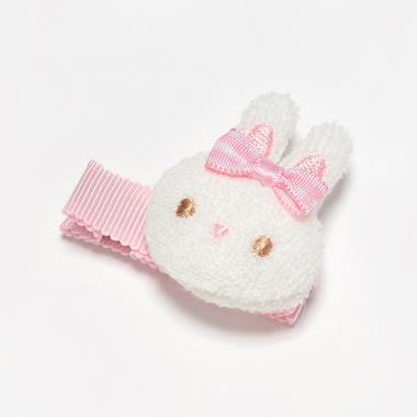 ☆ウサギマスコット付ヘアクリップ