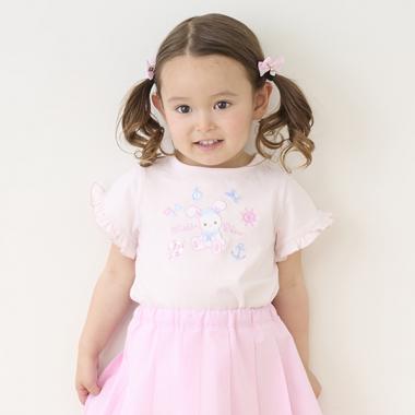 マリンうさぎ　半袖Tシャツ