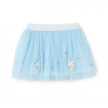 エンジェルウサギ刺しゅう　フリルスカパン