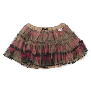 ブロックチェックチュールスカート