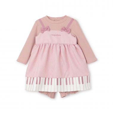 ピアノワンピース　＆ブルマセット