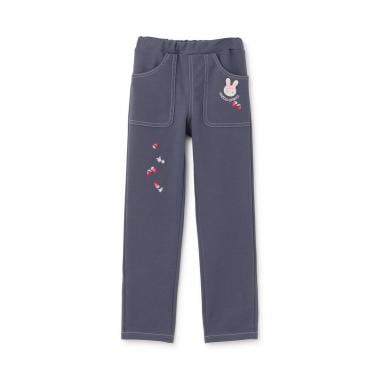 うさぎ刺繍　カットレギパン