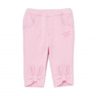 裾リボンうさ耳　7分丈カットソーパンツ