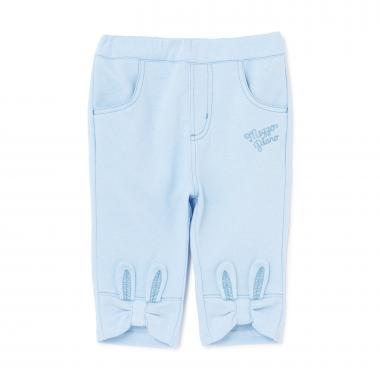 裾リボンうさ耳　7分丈カットソーパンツ