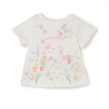 フェアリー動物プリント　半袖Tシャツ