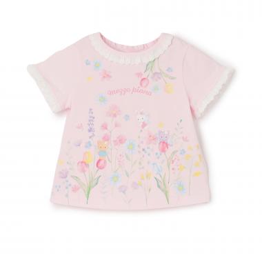 フェアリー動物プリント　半袖Tシャツ