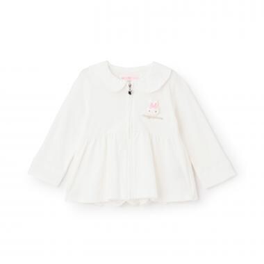 ウサギマスコットつきうさ耳ジップパーカ