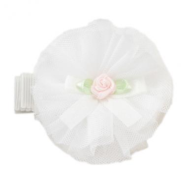 フラワーチュールレースヘアクリップ