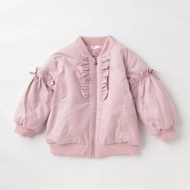 【人気商品再入荷】【直営店で取り扱い無し】 中綿入りフリルブルゾン