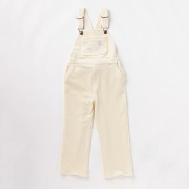 【人気商品再入荷】【直営店で取り扱い無し】 ユニコーン刺しゅう入りコーデュロイオーバーオール