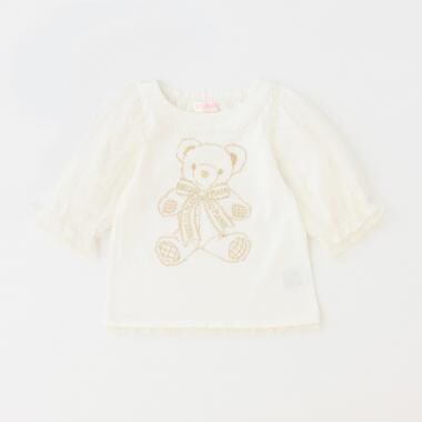 【人気商品再入荷】【直営店で取り扱い無し】クマ7分袖Tシャツ