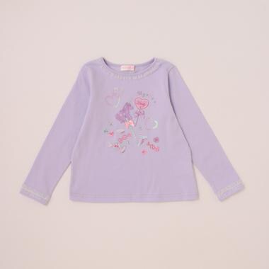 【人気商品再入荷】【直営店で取り扱い無し】ユニコーンキャンディ刺しゅう長袖Ｔシャツ