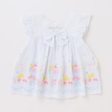 【人気商品再入荷】【直営店で取り扱い無し】パフェ刺しゅうチュニック