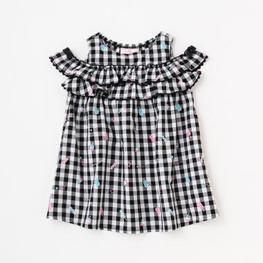 【人気商品再入荷】【直営店で取り扱い無し】アイスキャンディー柄ワンピース