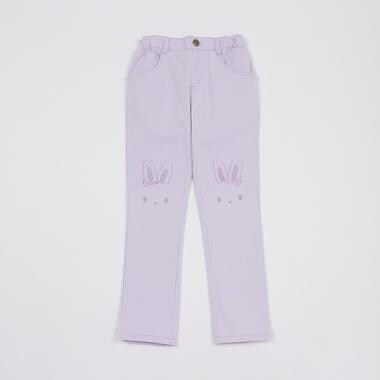 【人気商品再入荷】【直営店で取り扱い無し】ウサギ刺しゅうストレッチスキニーパンツ