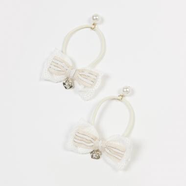 【人気商品再入荷】【直営店で取り扱い無し】レースリボン　ヘアポニー【日本製】