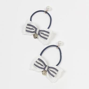 【人気商品再入荷】【直営店で取り扱い無し】レースリボン　ヘアポニー【日本製】