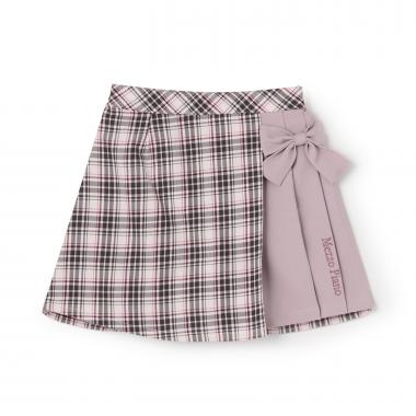 【人気商品再入荷】【直営店で取り扱い無し】チェックラップ　キュロットスカート