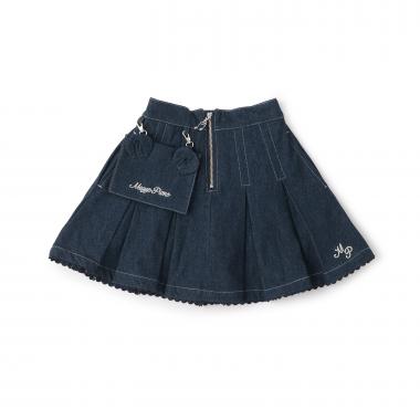 【人気商品再入荷】【直営店で取り扱い無し】移動ポケットつき　前ジップスカパン