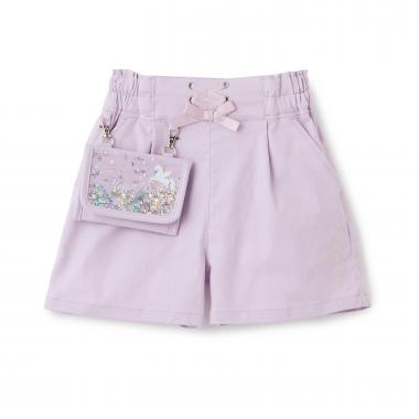 【人気商品再入荷】【直営店で取り扱い無し】キラキラ移動ポケットつき　ショートパンツ