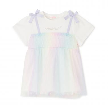 【人気商品再入荷】【直営店で取り扱い無し】グラデーション星チュール　チュニック