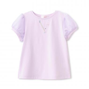 ☆彡ネックレス刺しゅう　半袖Tシャツ