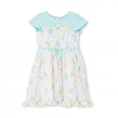 【人気商品再入荷】【直営店で取り扱い無し】フルーツシャーベット柄　ワンピース