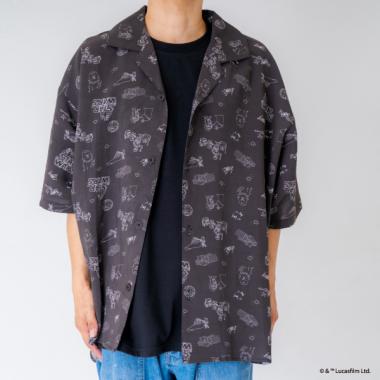 【親子リンク】【Disney】Dadスターウォーズ/総柄半袖シャツ