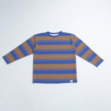 【親子リンク】Dadマルチボーダー長袖ビッグTシャツ