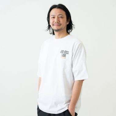 【親子リンク】Dadロゴ刺しゅうビッグ半T