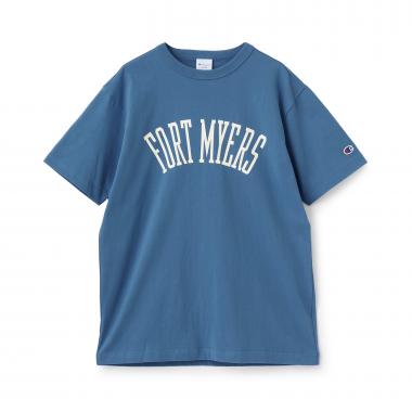 【Champion】DadカレッジロゴショートスリーブT