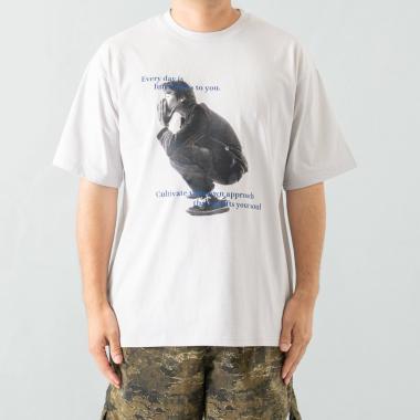 【綿100%】【親子リンク】Dad写真半T