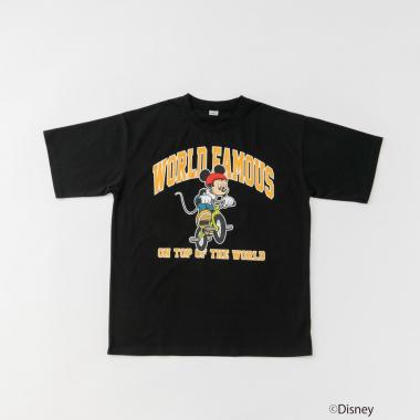 【親子リンク】【Disney】【DAD】スポーツ半袖Tシャツ