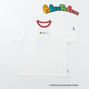 【親子リンク】【パラッパラッパー】リンガー配色Tシャツ