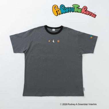 【親子リンク】【パラッパラッパー】リンガー配色Tシャツ