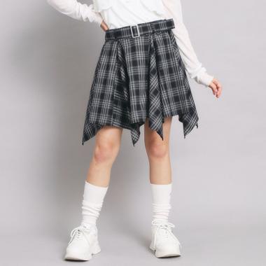 変形ヘムスカート