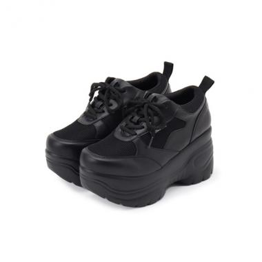 【軽量】厚底スニーカー