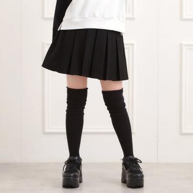 微起毛プリーツスカート