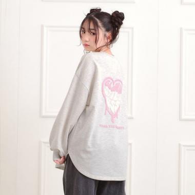 メルトハートビッグチュニックトレーナー