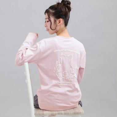 発泡クリームくまちゃんロンT