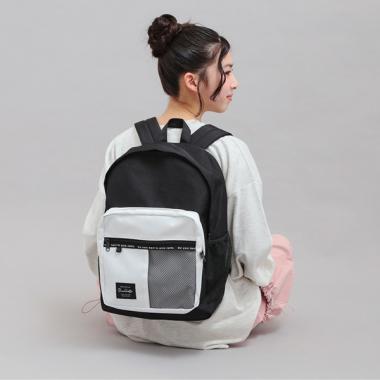 【容量約23L】バイカラーメッシュリュック