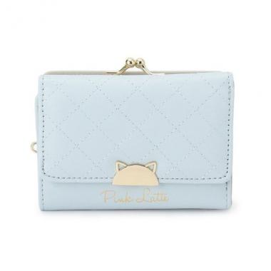 ハーフ猫がま口コンパクト財布